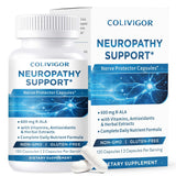 Colivigor frasco frontal mostrando diseño y beneficio de apoyo nervioso
