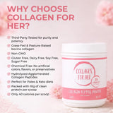 Collagen For Her en ambiente activo junto a botella y zapatillas para recuperación