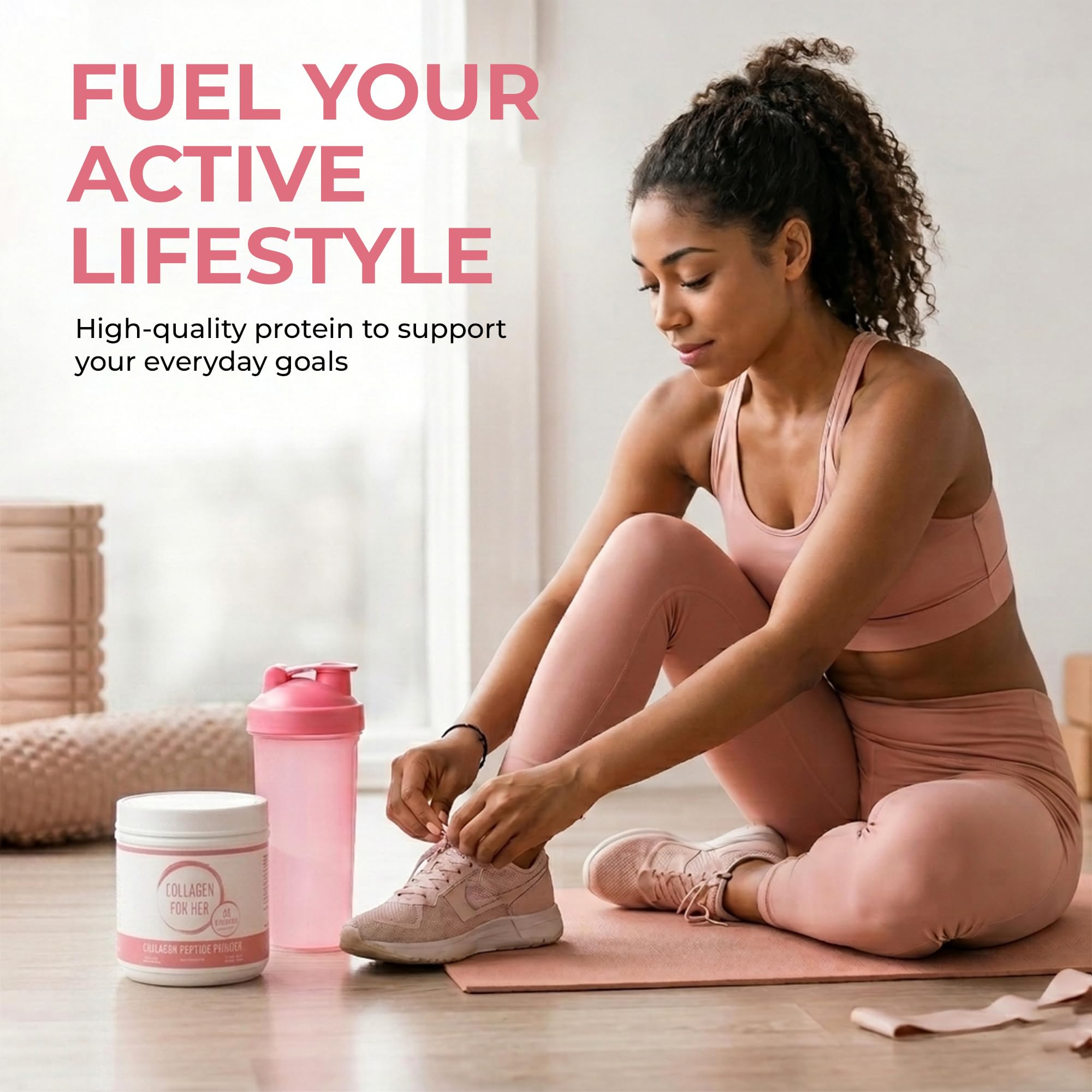 Collagen For Her etiqueta nutricional con ingredientes limpios y sin alérgenos