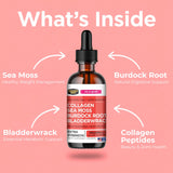 Collagen Mojo etiqueta con información del producto y beneficios visibles