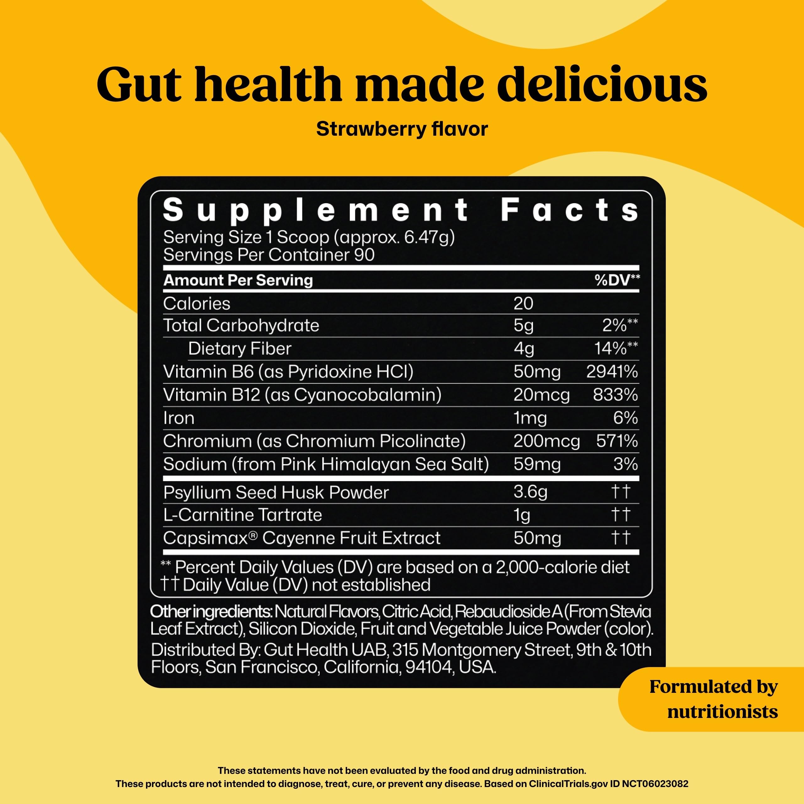 ColonBroom etiqueta nutricional clara mostrando información para decisiones informadas