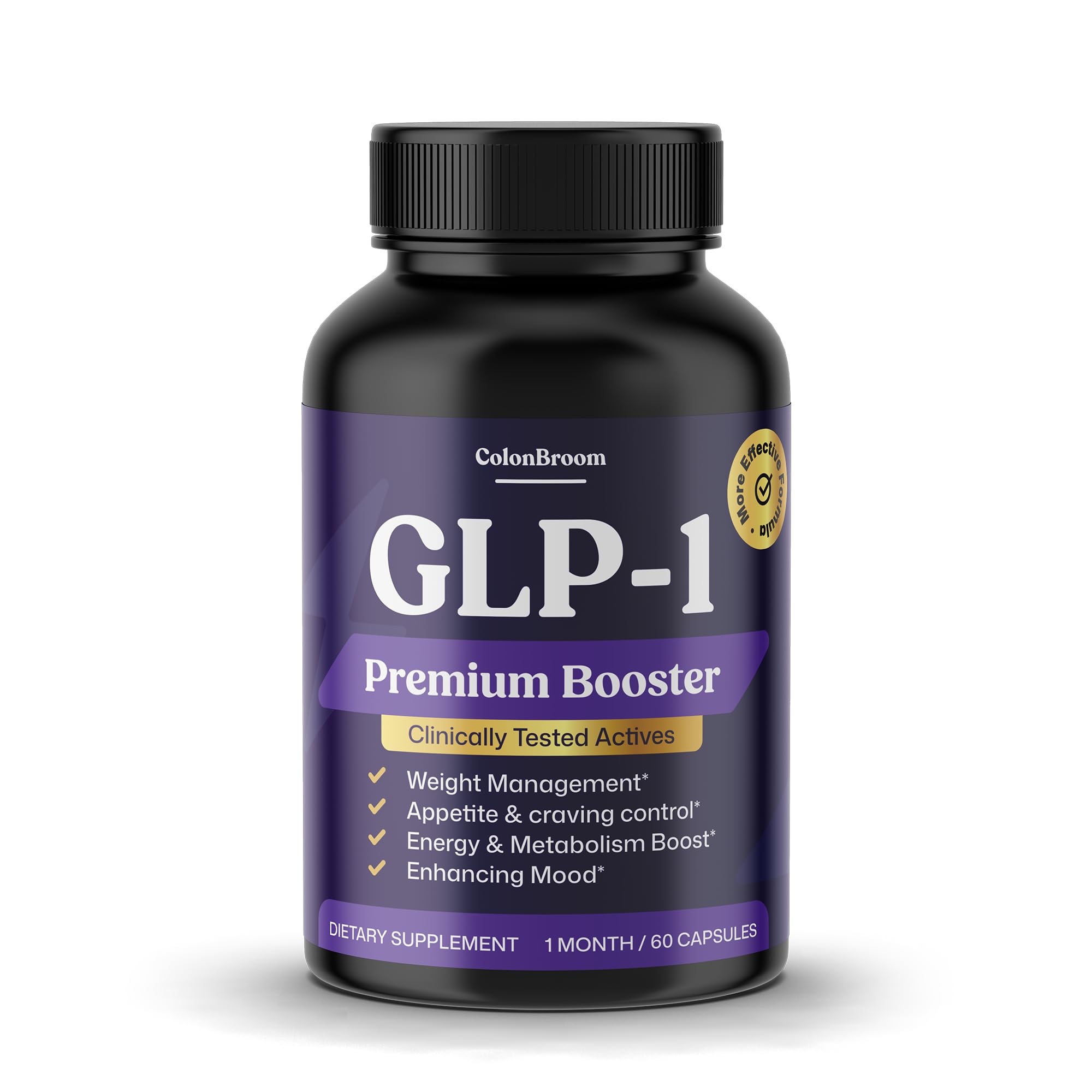 ColonBroom envase frontal mostrando 60 cápsulas y beneficios para digestión
