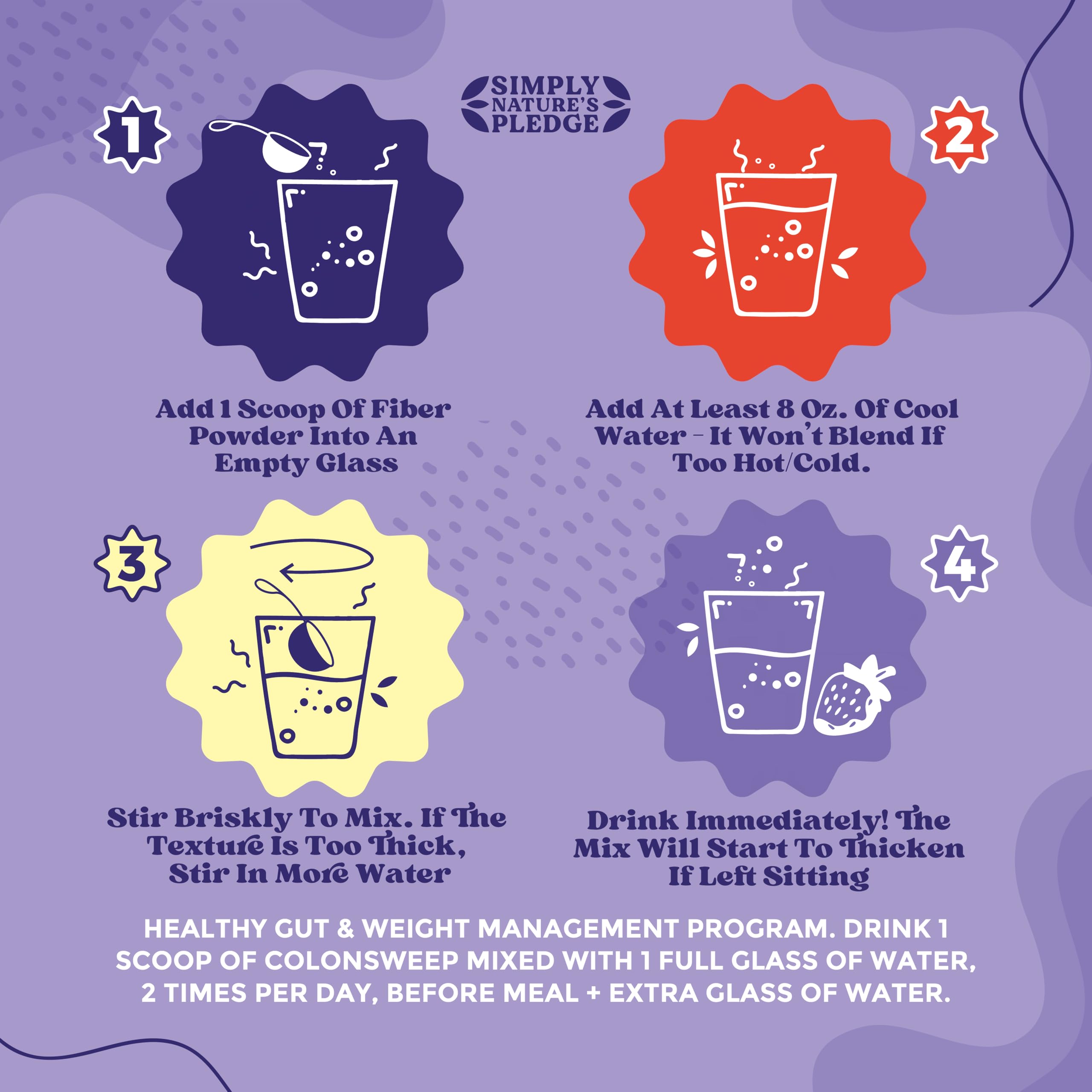 ColON SWEEP etiqueta ingredientes detalle que enfatiza probióticos y fibra