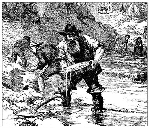 Colorado Gold Paydirt textura en primer plano revela partículas y fines auríferos