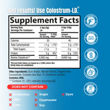 Colostrum-LD textura de polvo instantáneo listoa para disolver