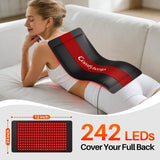 Comfytemp detalle de 242 LEDs duales para cobertura uniforme
