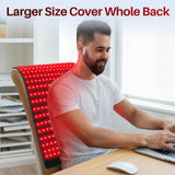 Comfytemp primer plano de los 320 LEDs que muestran doble longitud de onda