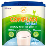 Complan frente del envase mostrando tamaño y facilidad de uso
