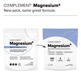 Complement cápsulas veganas de magnesio mostrando textura suave para fácil deglución