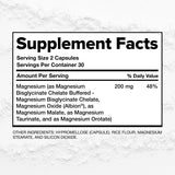 Complement ilustración de ingredientes que destaca malato, taurato, bisglicinato, orotato