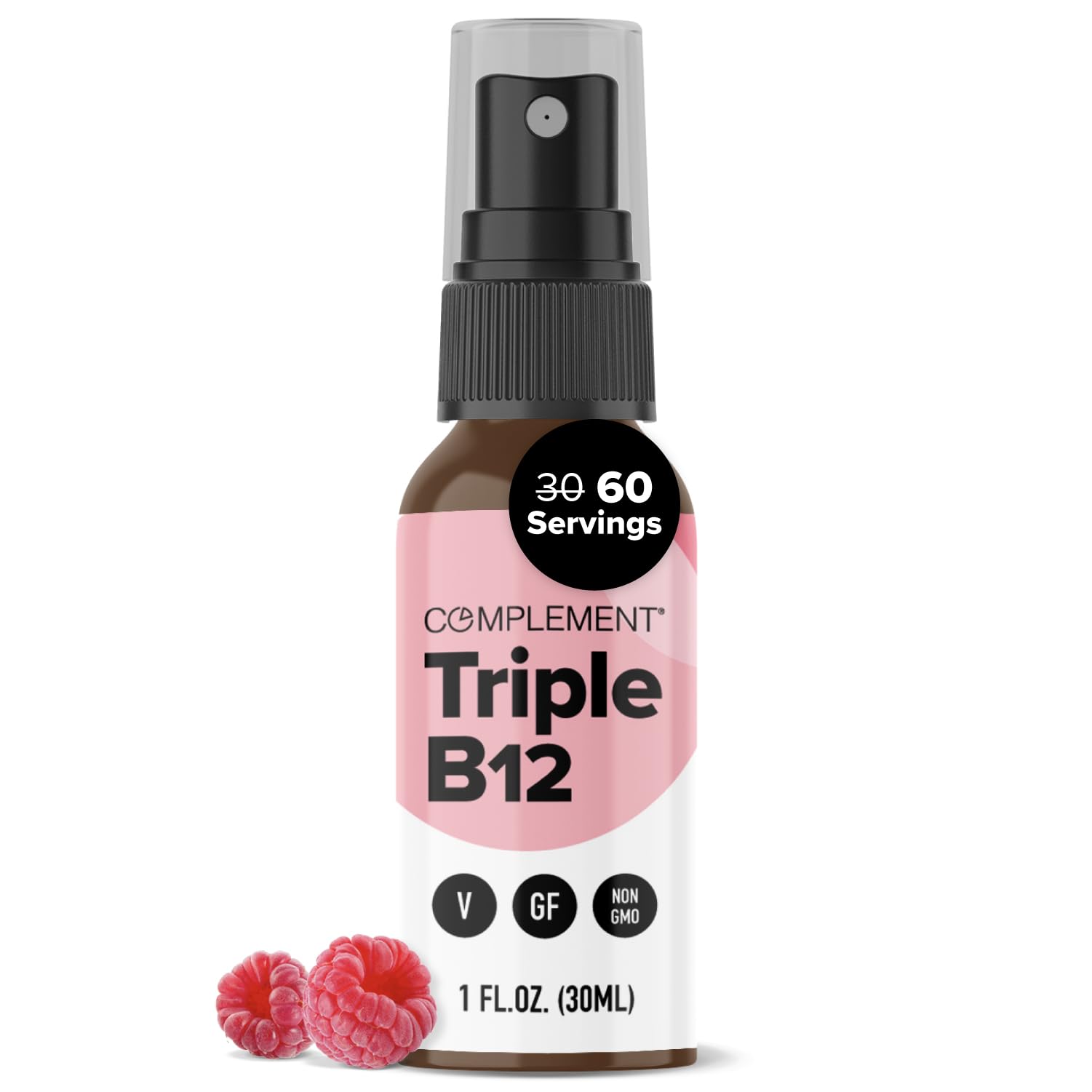 Complement frasco frente mostrando etiqueta y dosis 1500 mcg
