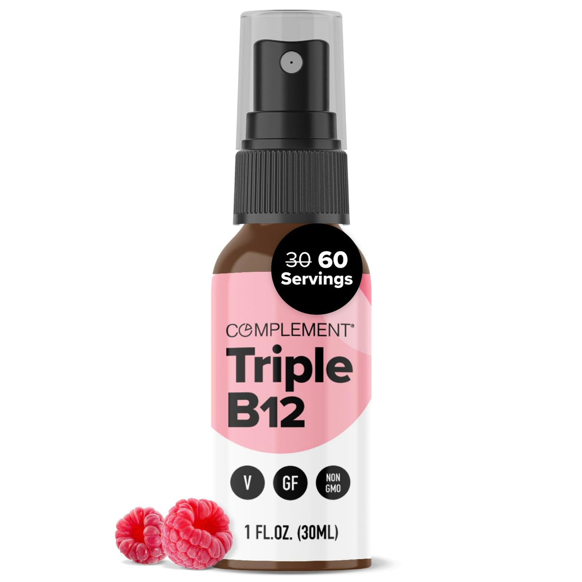 Complement frasco frente mostrando etiqueta y dosis 1500 mcg