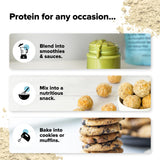 Complement uso en cocina pancakes enriquecidos con proteína vegetal