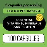 Complete Natural Products etiqueta con sellos USDA Organic y Non-GMO visibles