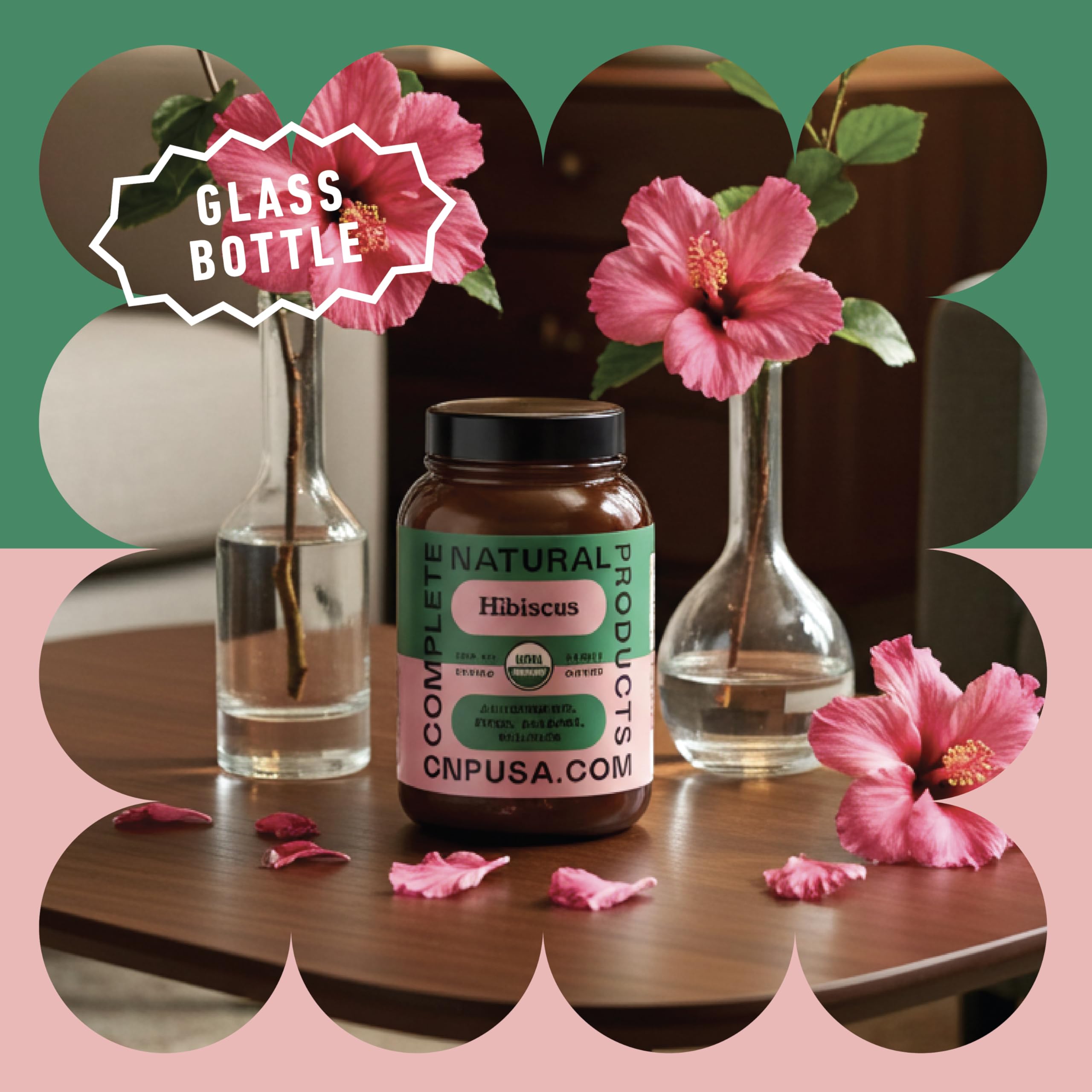 Complete Natural Products cápsula en mano para escala, ventaja de dosis práctica y portátil