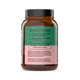 Complete Natural Products cápsulas abiertas mostrando contenido vegetal, ventaja de pureza orgánica