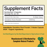 Complete Natural Products frasco sobre fondo natural destacando su origen vegetal