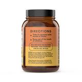 Complete Natural Products primer plano del polvo de papaya orgánica para pureza