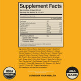 Complete Natural Products etiqueta con lista de ingredientes y beneficios para confianza del comprador