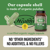 Complete Natural Products comparación de tamaño para apreciar dosis y cantidad