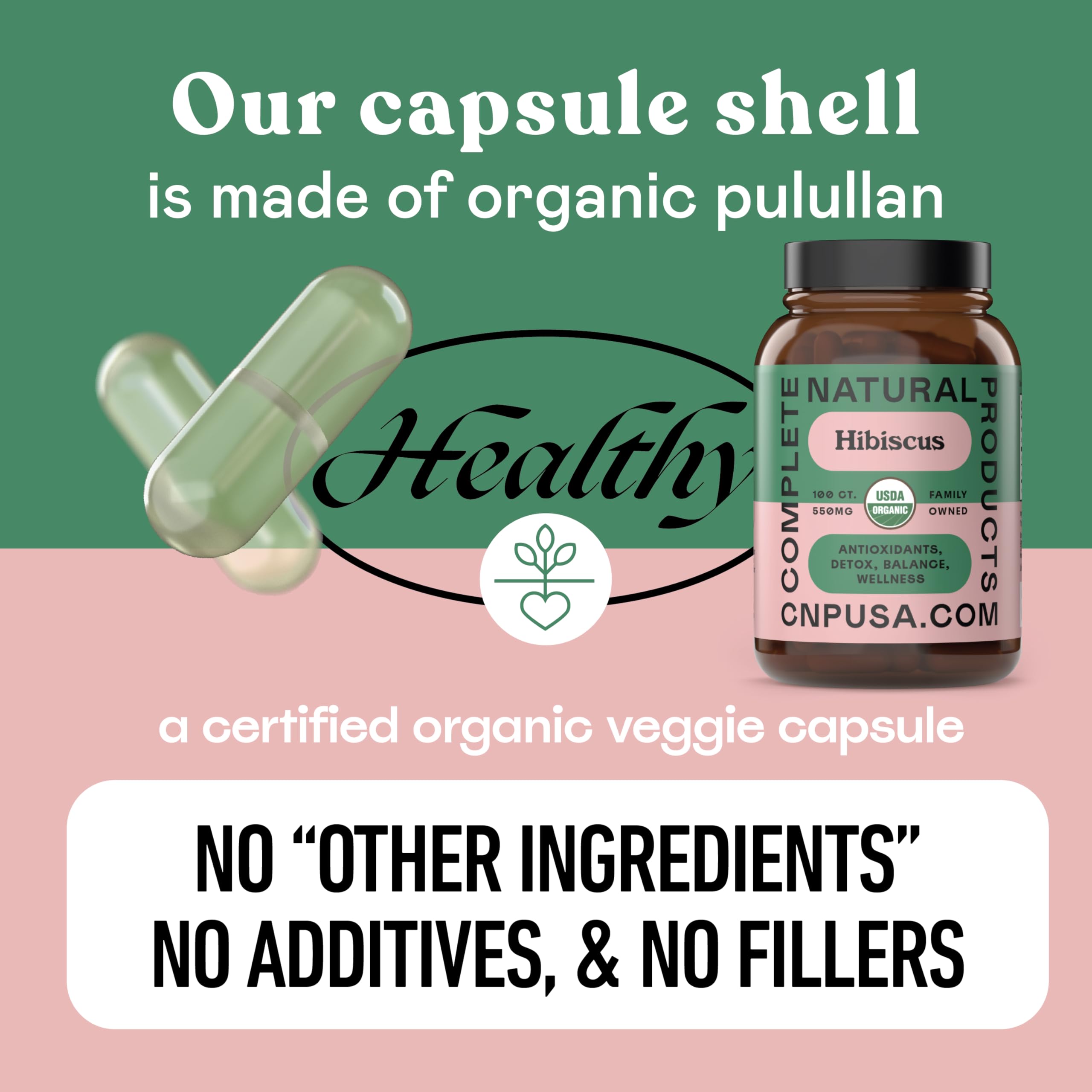 Complete Natural Products envase en cocina con utensilios, beneficio de integración en estilo de vida saludable