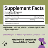 Complete Natural Products frasco abierto con cápsulas destacando la presentación segura