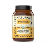 Complete Natural Products frontal del envase mostrando dosis y certificaciones