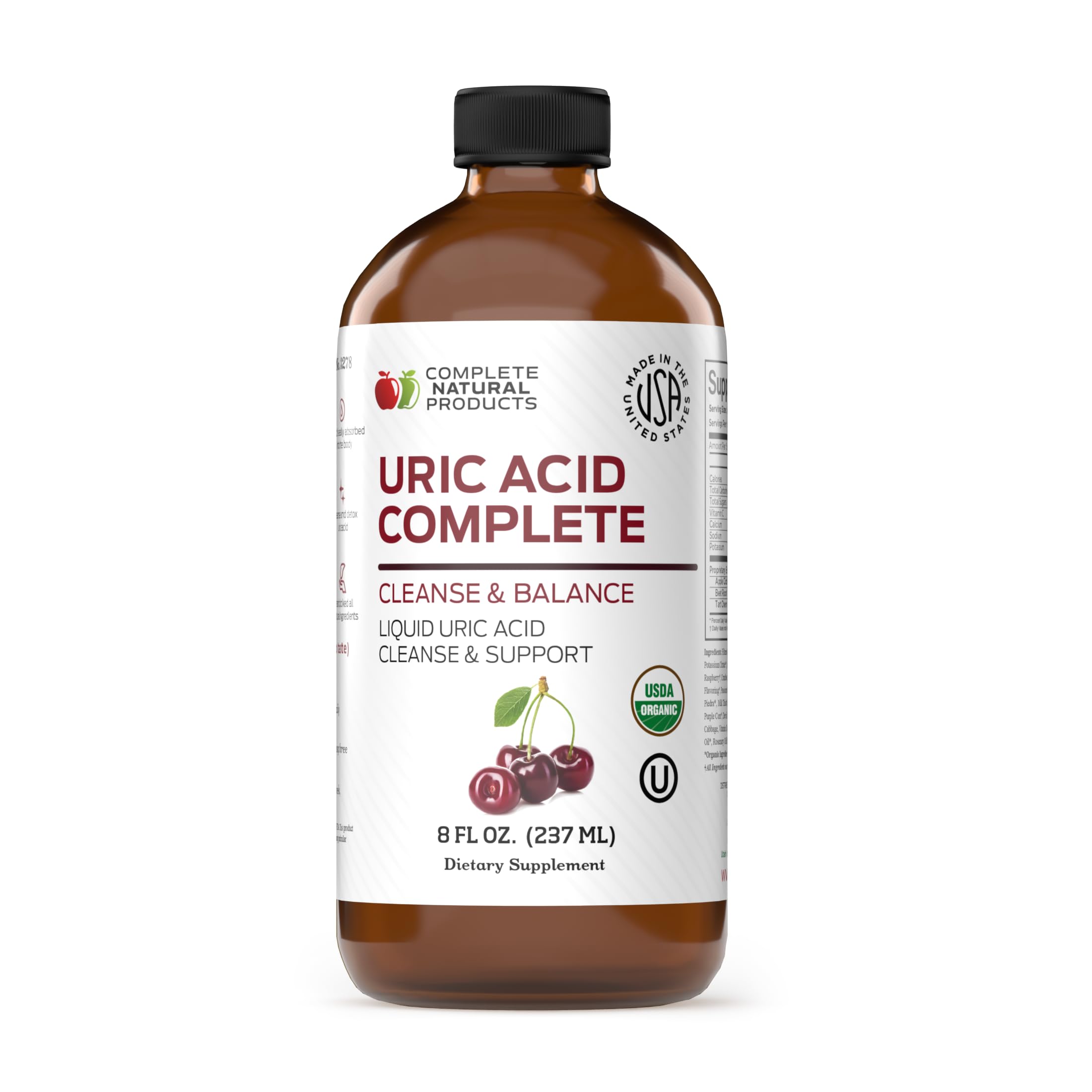 Complete Natural Products vista frontal del envase mostrando beneficios claros