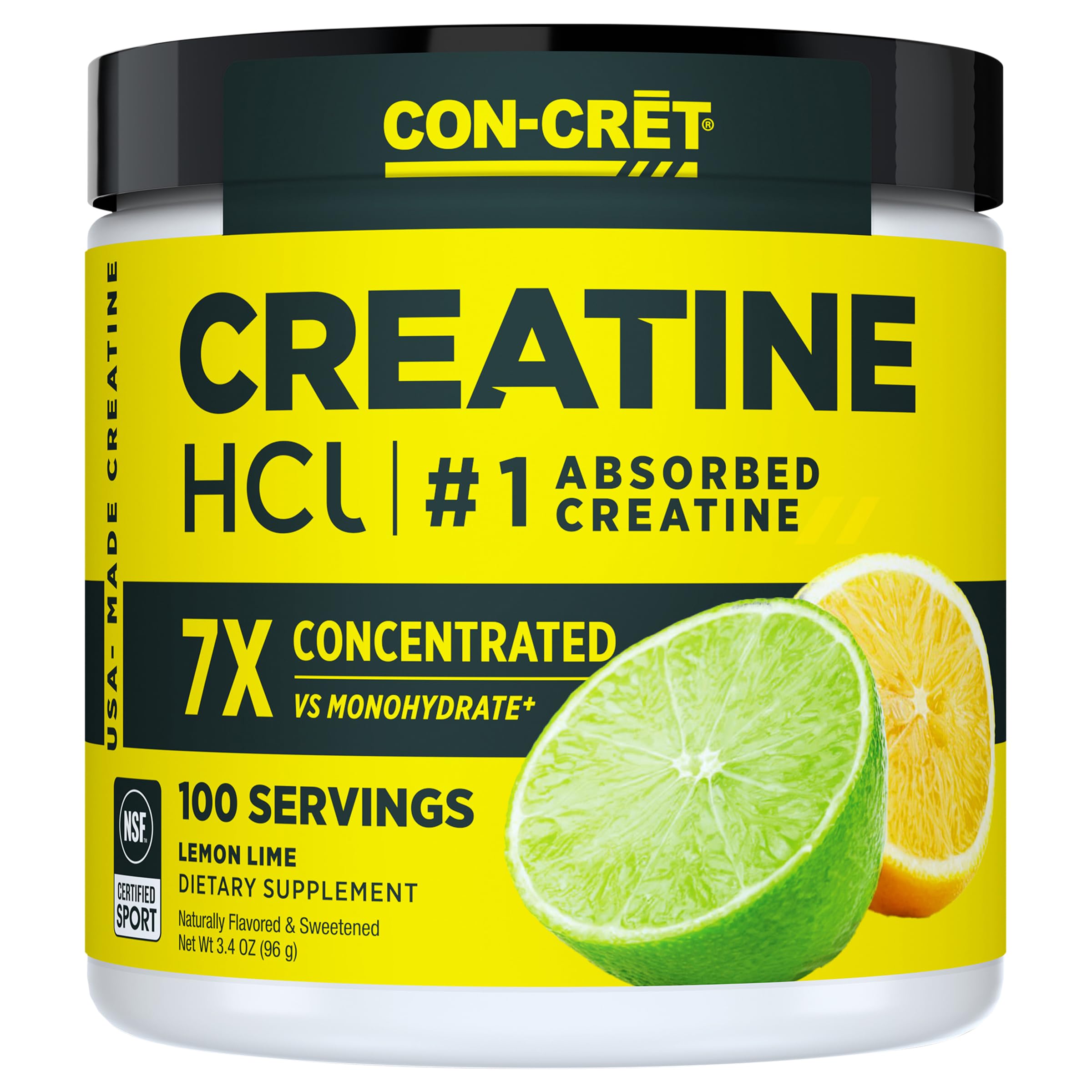 CON-CRET envase frontal Lemon Lime mostrando diseño y cantidad