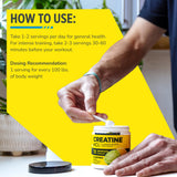 CON-CRĒT uso en gimnasio con batidora resaltando preparación rápida