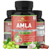 Cona Nature frasco frontal de Amla orgánico mostrando el envase y beneficios