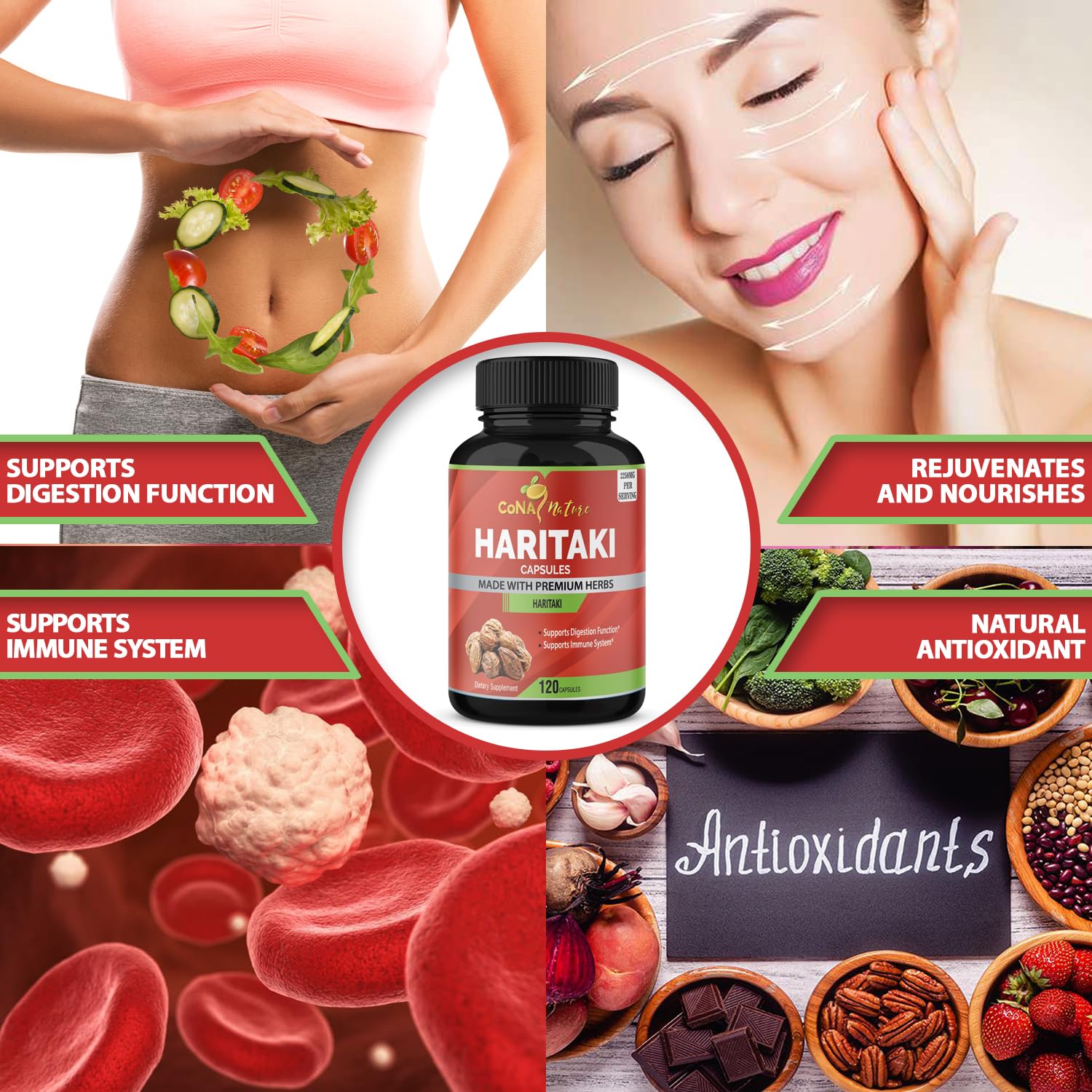 Cona Nature cápsulas en cocina saludable para integración en rutina