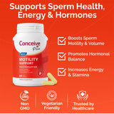 CONCEIVE PLUS primer plano de cápsula y textura para ver formulación
