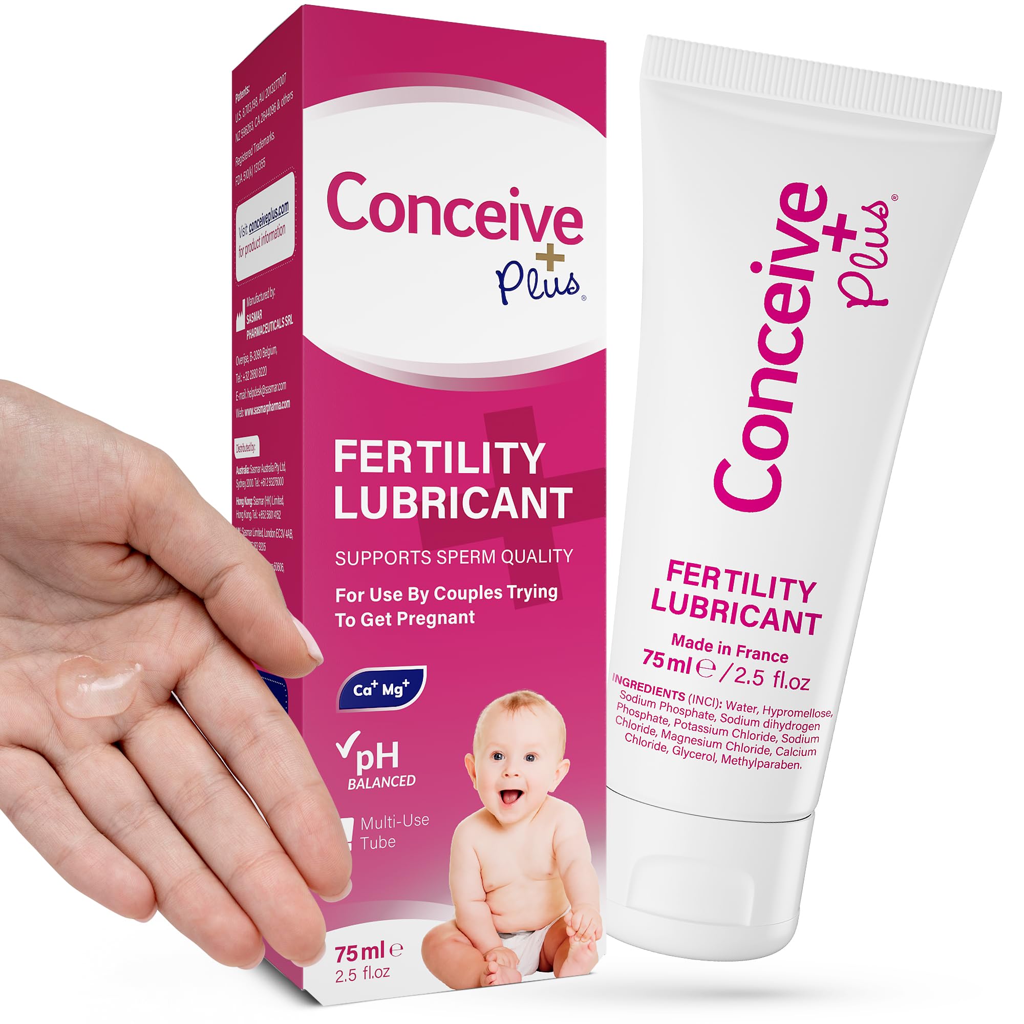 Conceive Plus representación comparativa de pH que sugiere ambiente favorable