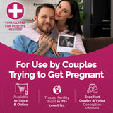 Conceive Plus tubo en bolsa de viaje destacando formato compacto y seguro