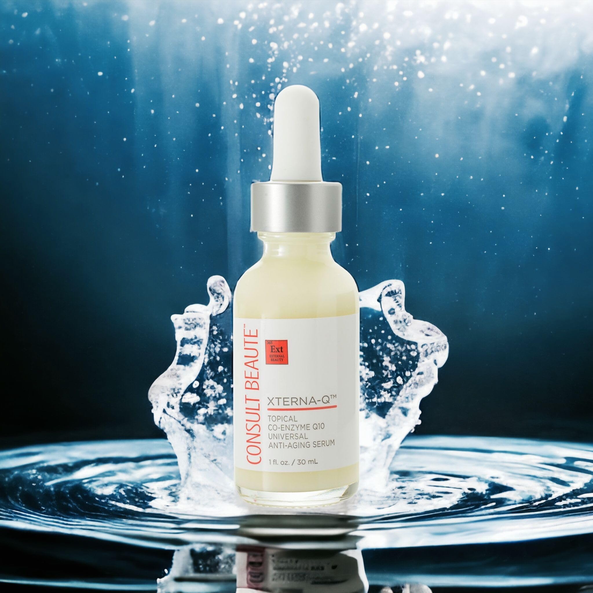Consult Beaute aplicación en rostro mostrando mejora inmediata de hidratación