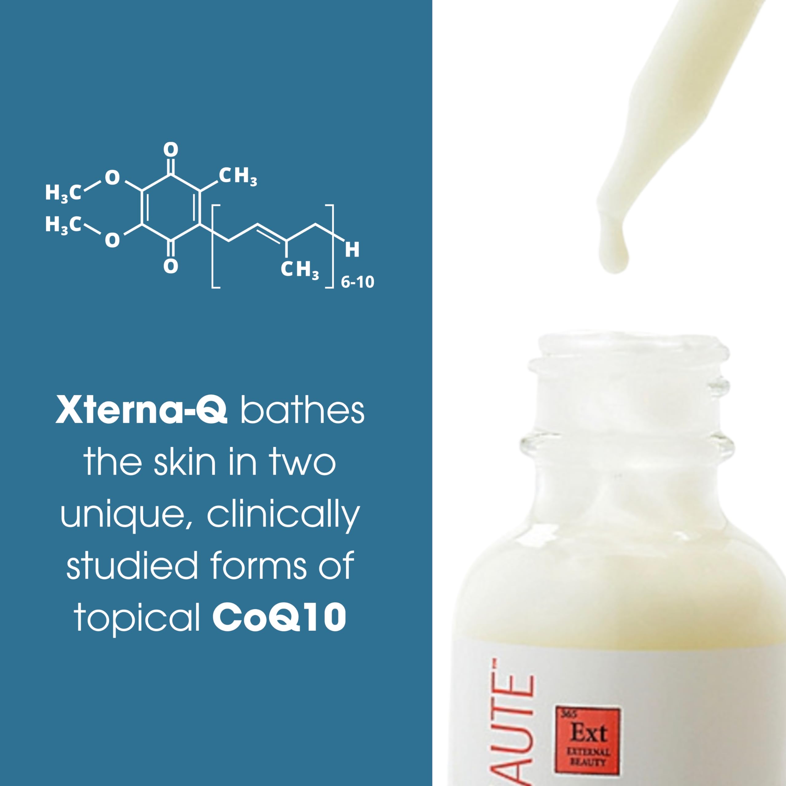 Consult Beaute comparación de textura antes y después de usar el sérum