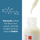Consult Beaute comparación de textura antes y después de usar el sérum