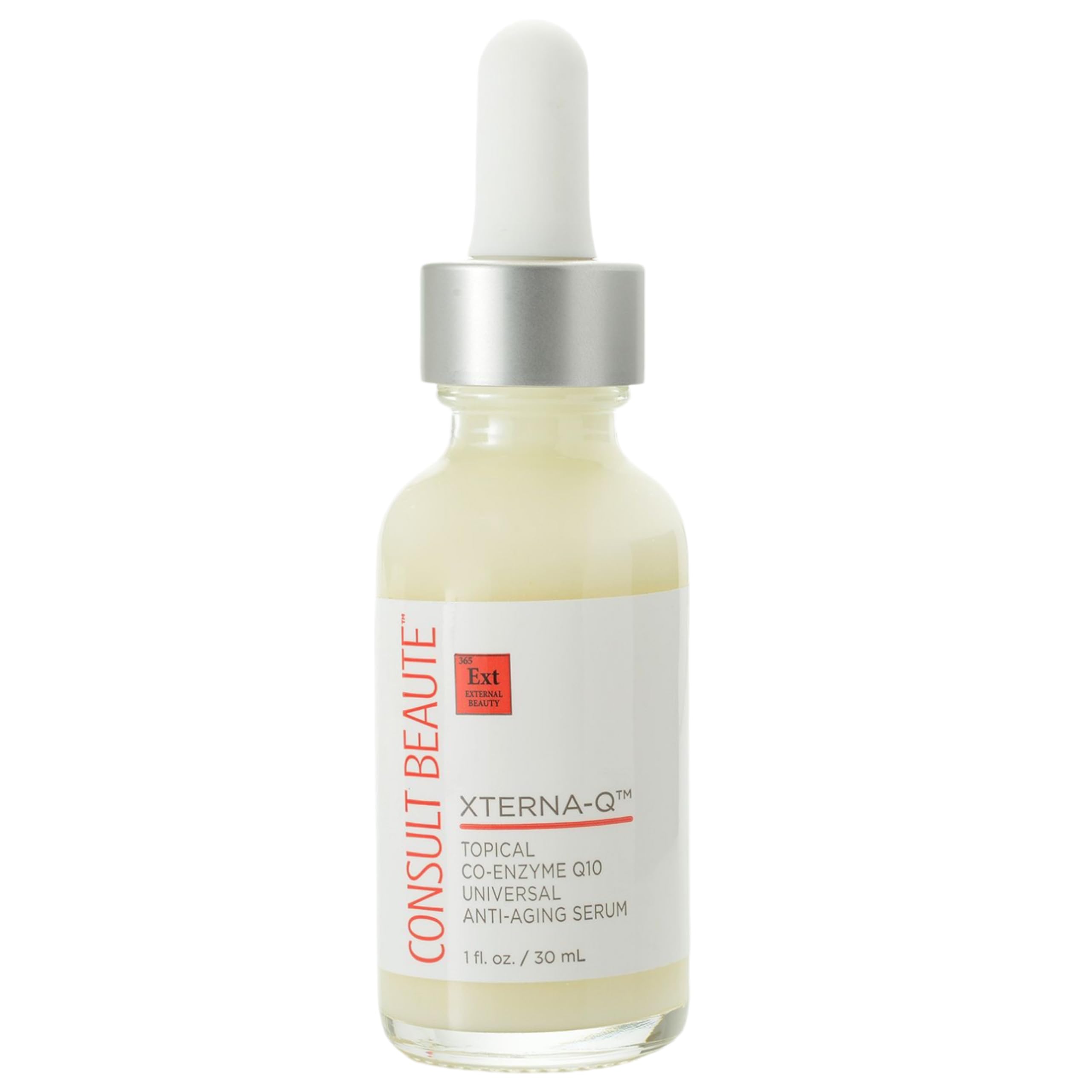 Consult Beaute botella frontal mostrando diseño y beneficio antioxidante