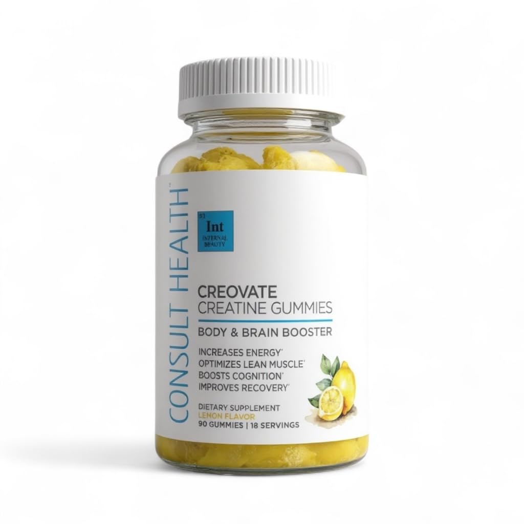 Consult Health envase frontal mostrando gominolas y beneficio conveniencia