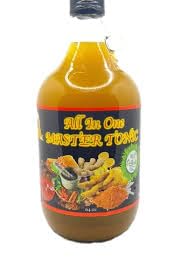 Content Household frasco 64oz al frente mostrando etiqueta clara y volumen