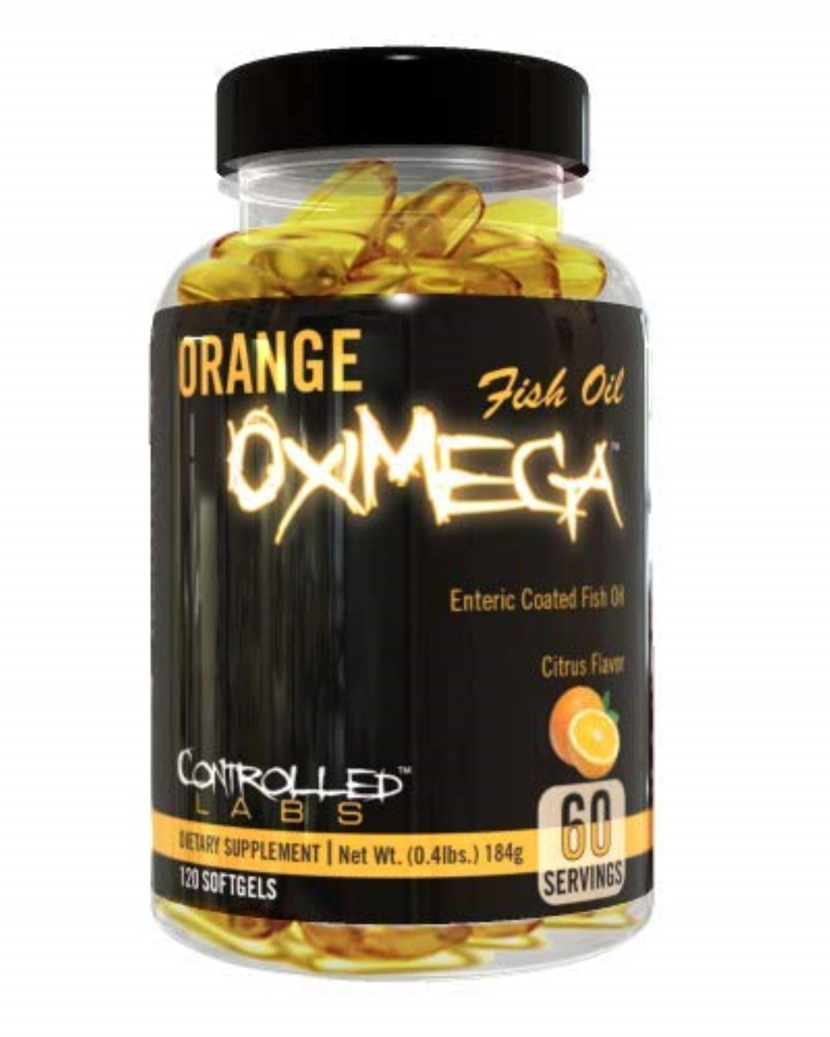 CONTROLLED LABS frente del empaque mostrando la marca y beneficio de omega‑3