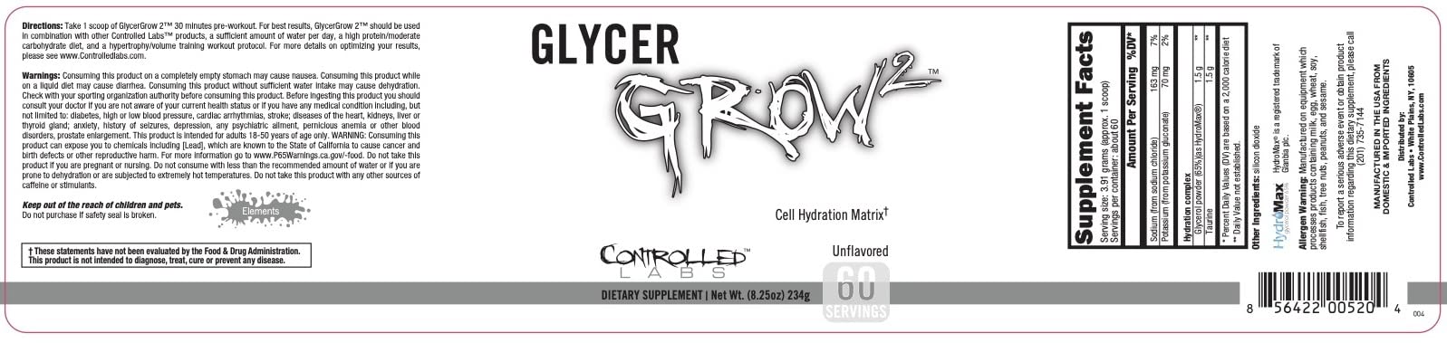 CONTROLLED LABS escenario de gimnasio con GlycerGrow resaltando uso en rutina real