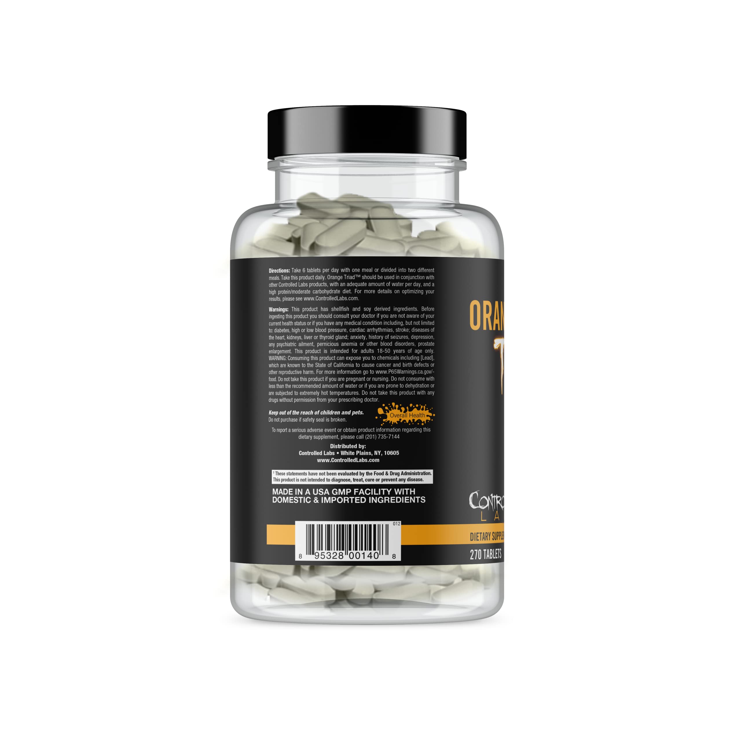 CONTROLLED LABS primer plano de glucosamina y condroitina para articulaciones