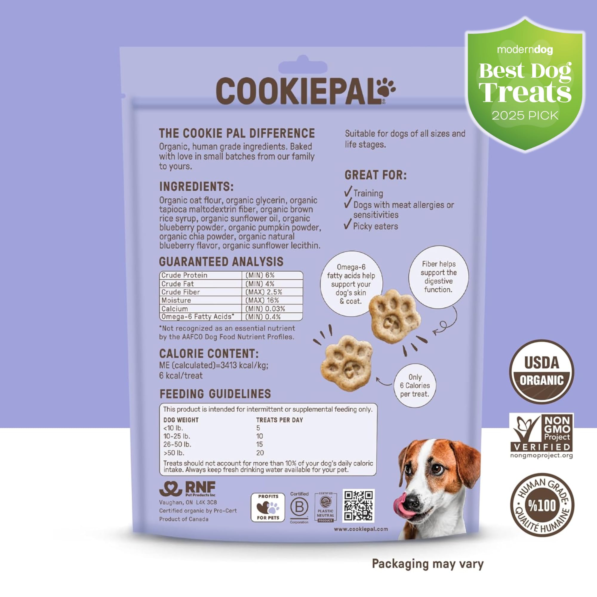 CookiePal textura cercana de galleta blanda, fácil masticación para perros