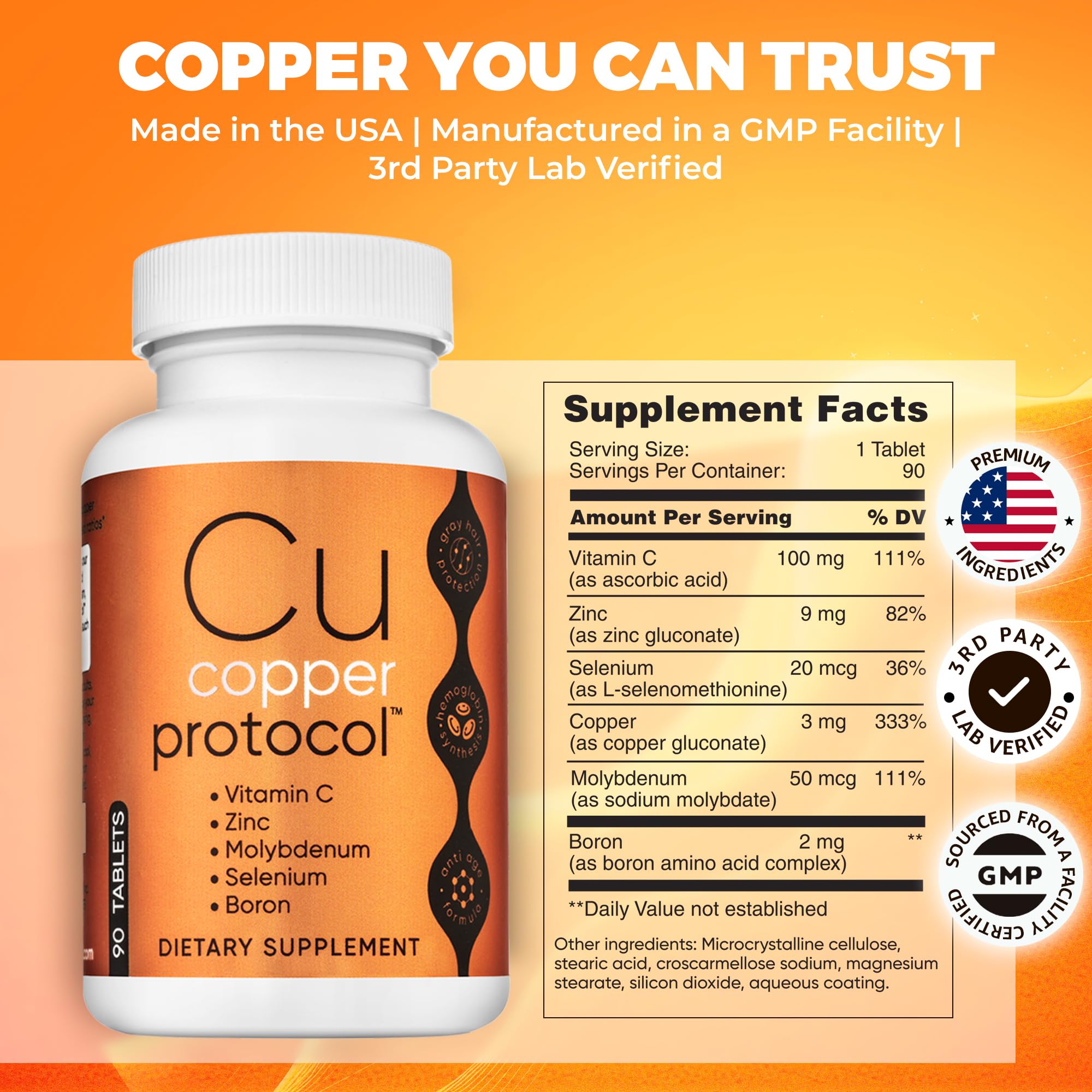 Copper Protocol cápsula en mano demostrando tamaño y facilidad de ingesta