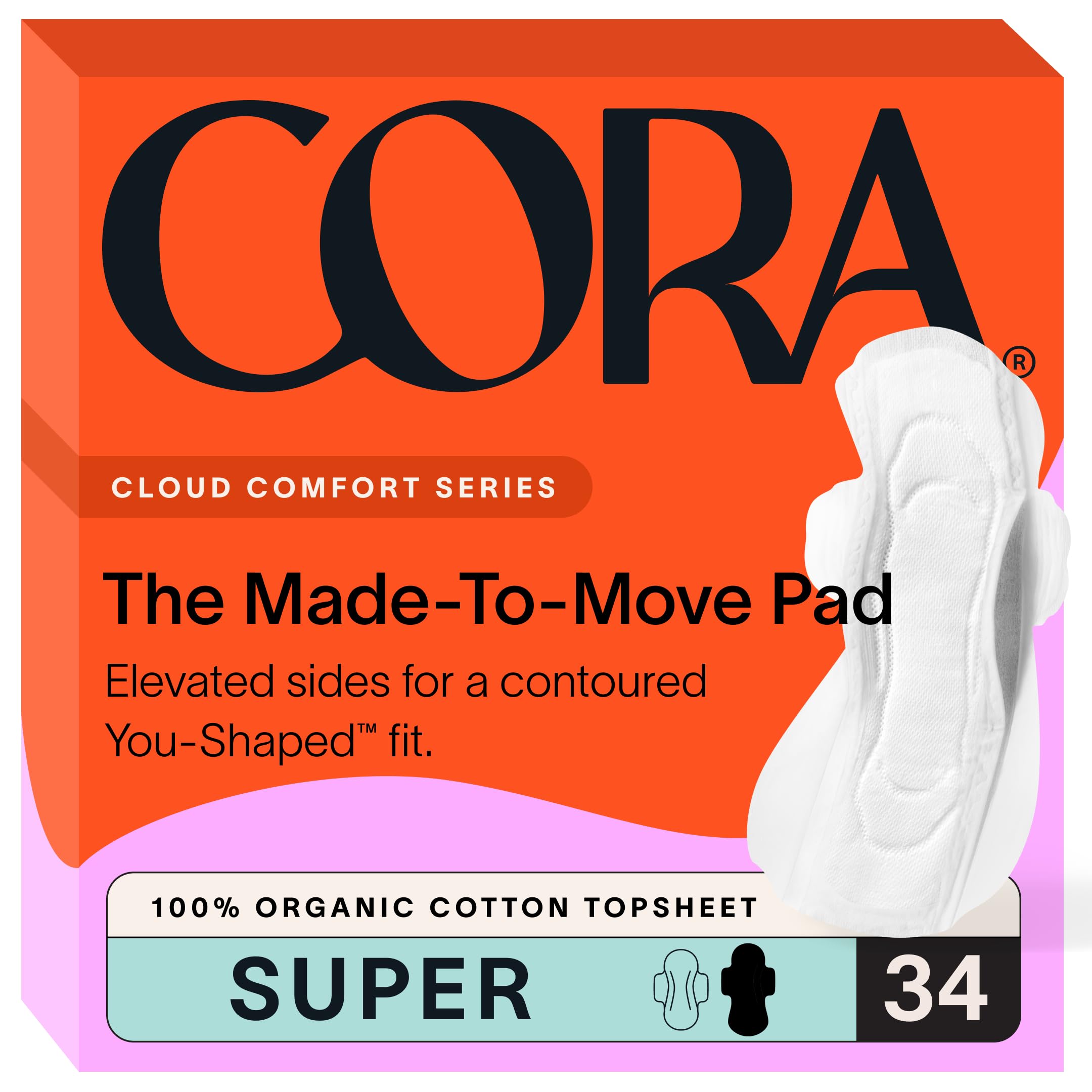 Cora protector frontal del pack mostrando diseño y discreción para uso diario