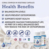 Coral White cápsula abierta con polvo coralino para absorción rápida