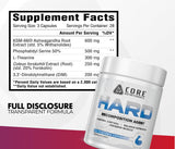 Core Nutritionals cápsulas detalle de textura para dosificación precisa