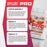 Core Nutritionals batido estilo desayuno con fruta, versátil y sabroso